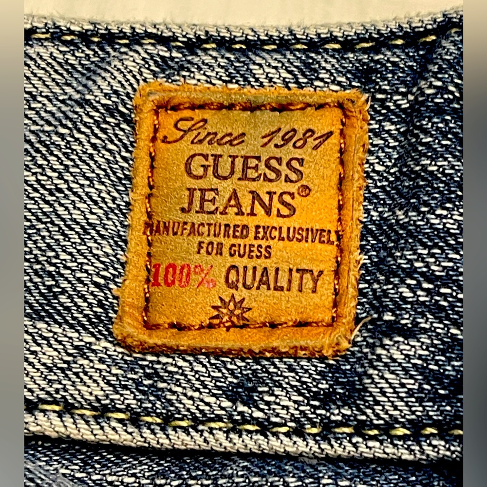 Vintage Authentic Guess Jeans Women’s Size 29 Flare w/ Butterfly Embellishments